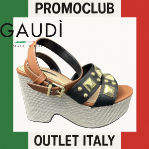 Дамски сандали Gaudì,еко кожа,височина на платформата 11 см,номер 40, Италия